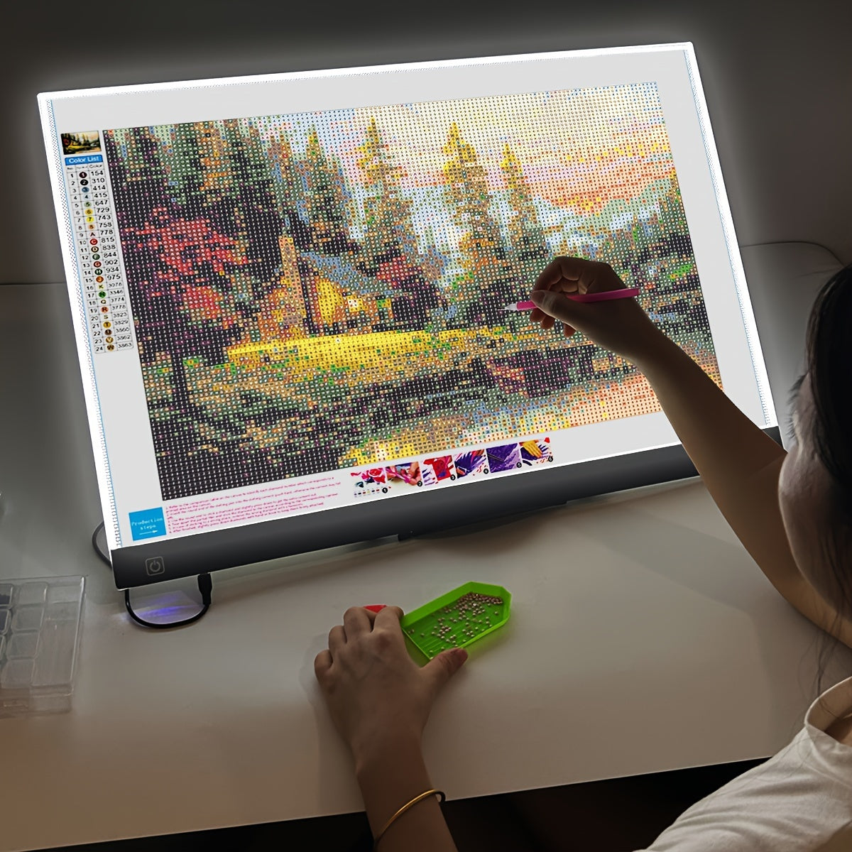 LED Copy Board Dimmable Ultra-thin Plug-and-Play Paintings Plastic A4 LED Copy Board Writing Tablet Educational Toy