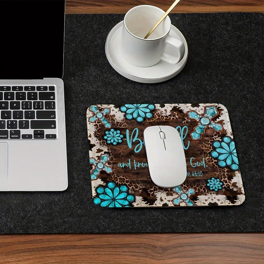 Religious Faith Gifts Mouse Pad with Rectangle Mousepads for Computers Laptop Birthday Christmas Women Men Friends Family