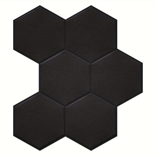 12pcs Self-Adhesive Acoustic Panels, Hexagonal Soundproof Panels, High Density Acoustic Panels, Sound Panels, Soundproof Foam Panels For Wall And Ceiling, For Home, Office, Studio Decor