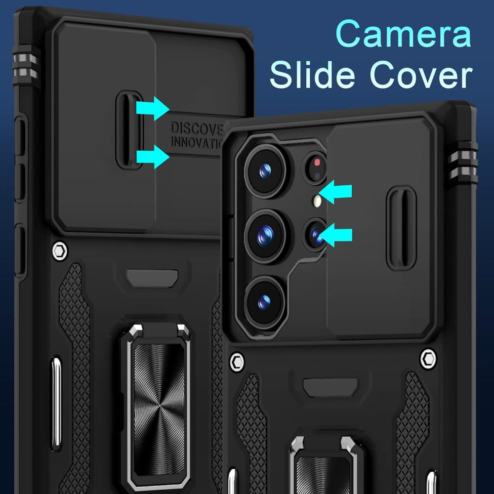 Camera Cover For Samsung Galaxy S24 Ultra S23 S23 FE S22 A15 A54 A14 A05S A53 A25 Military Grade Drop Protective Shockproof Case