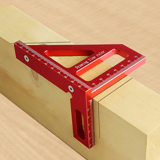 1pc Multi-Angle Aluminum Ruler, Upgrade Your Woodworking Projects