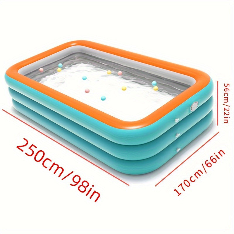 PVC Inflatable Swimming Pools Thickened Summer Soft Fun Portable Bathtub Water Game Portable Kids Adult Outdoors Sport Play Toys