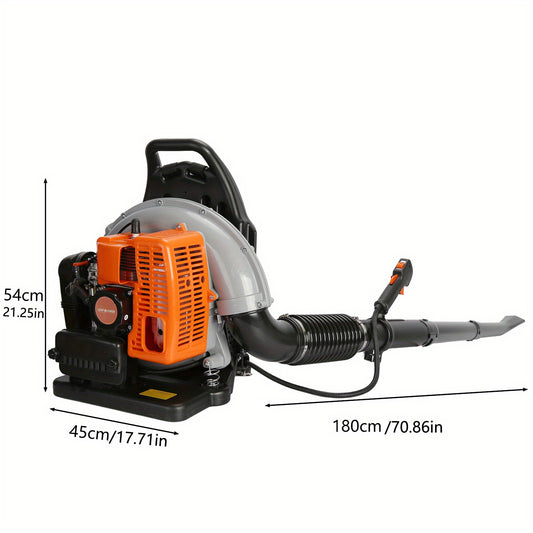 EB650 Leaf Vacuum Two-Stroke Gas Blower Backpack High-Power Snow Blower Park Deciduous Road Dust Removal Wind Fire Extinguisher