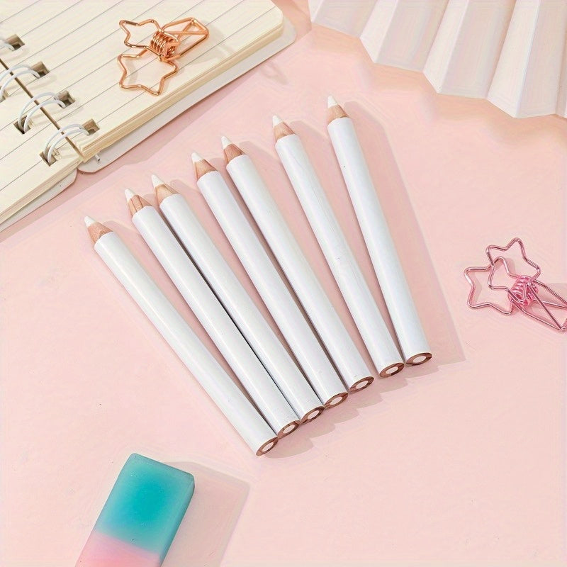 10/20/30pcs, ergonomic white tailor chalk set - non-toxic, perfect for precision fabric marking, ideal for sewing enthusiasts and professionals