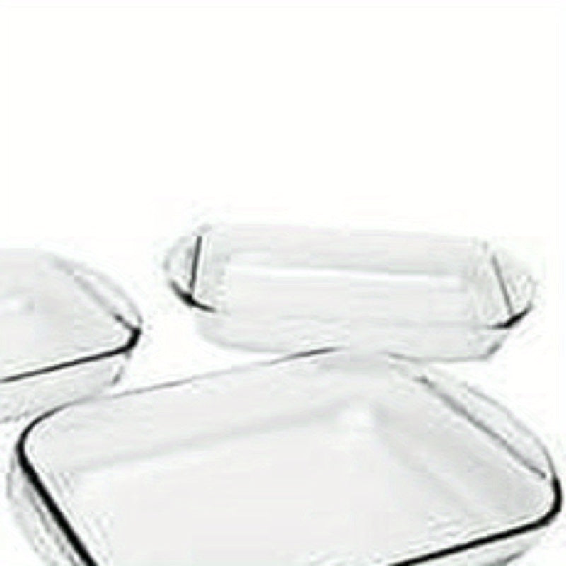 Glass Baking Dish Set, 3 Piece Glass Bakeware Set