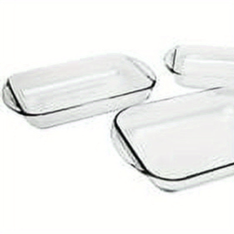 Glass Baking Dish Set, 3 Piece Glass Bakeware Set