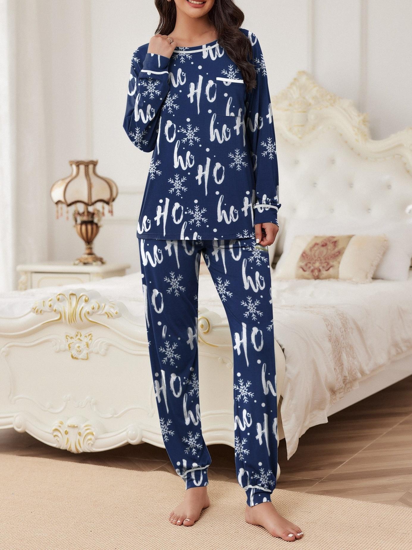 super soft Pajamas Set for Women Soft Comfy Pjs Sets Long Sleeve Sleepwear Loungewear