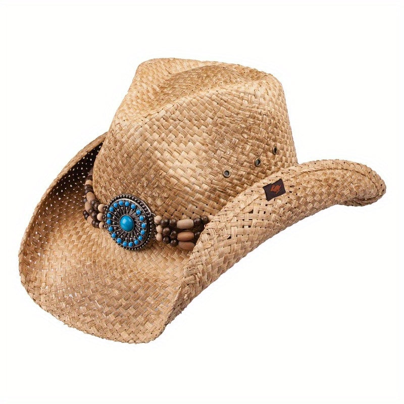 Cree Straw Western Drifter Cowboy Hat