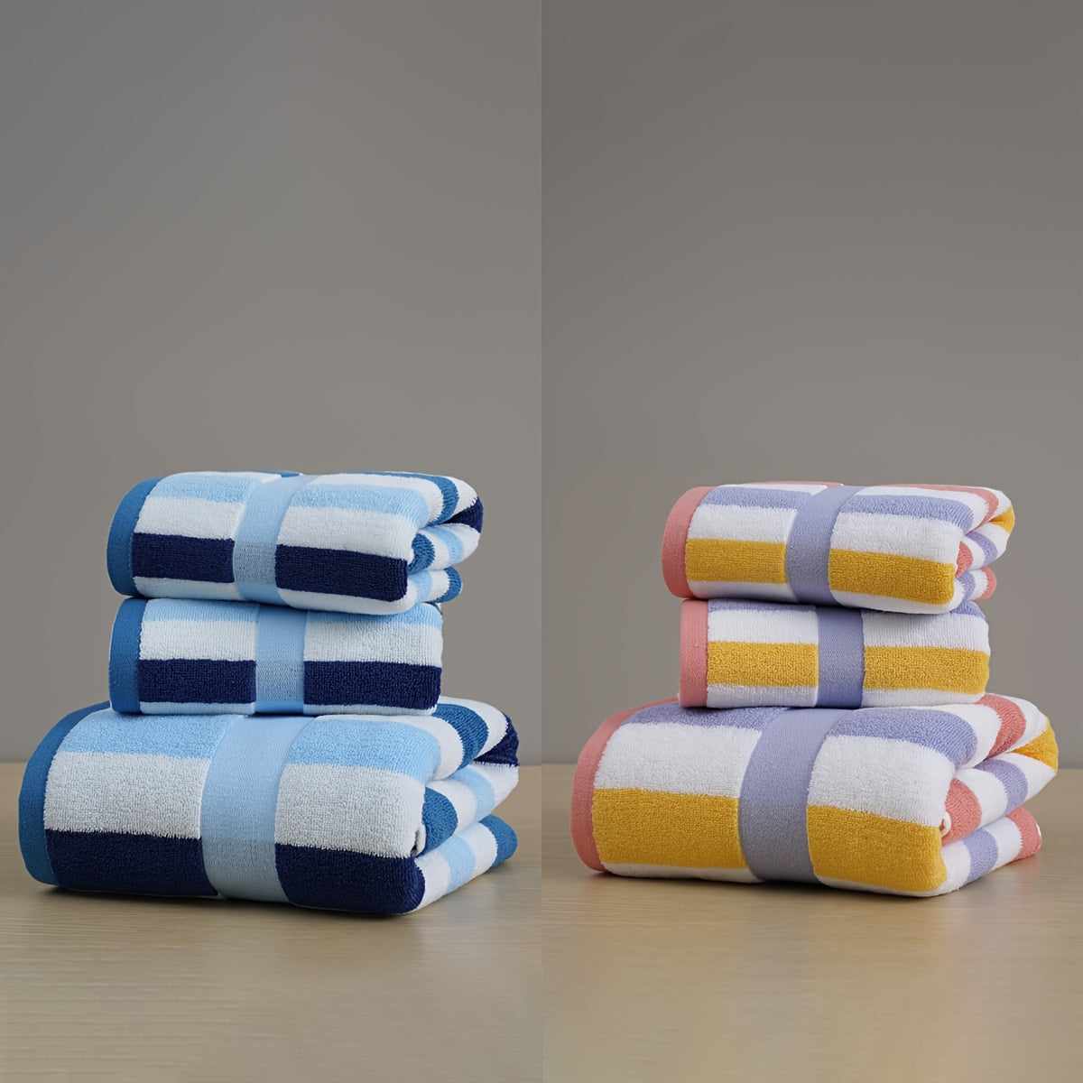 Luxury Cotton Towel Set - Soft & Absorbent