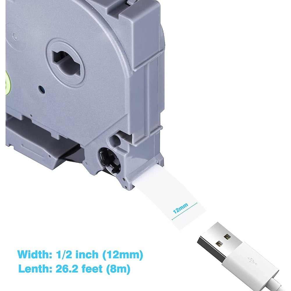 SMART TREE 5 Pack Label Maker Tape for Brother TZe-231 TZ-231 Laminated P-Touch Compatible