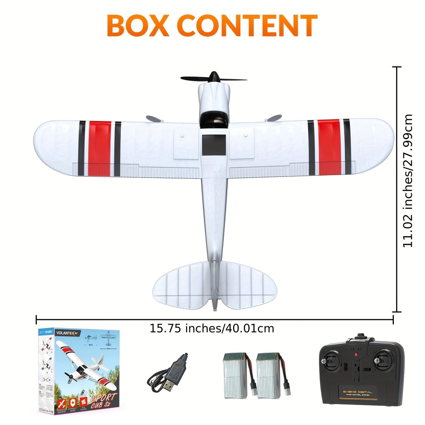 Remote Control Cessna Aircraft Beginner Training Two Channel Fixed Wing Small Fighter Trainer Toy