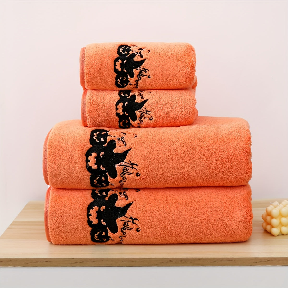 Halloween Pumpkin Lantern Towel Set