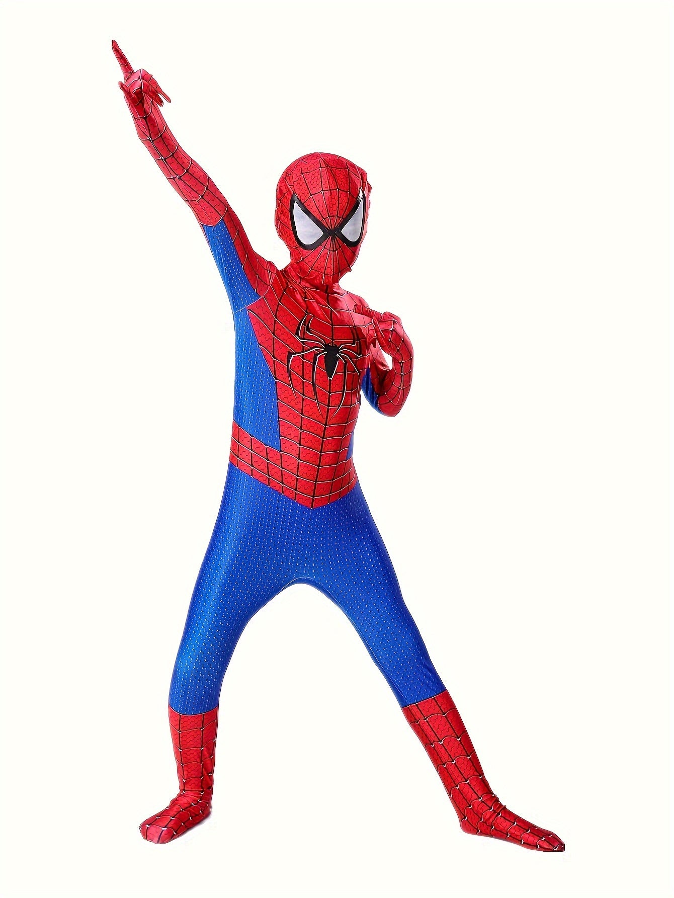 Boys Hero Character Clothes, Classic Movie Character Jumpsuit And Mask For Halloween Party