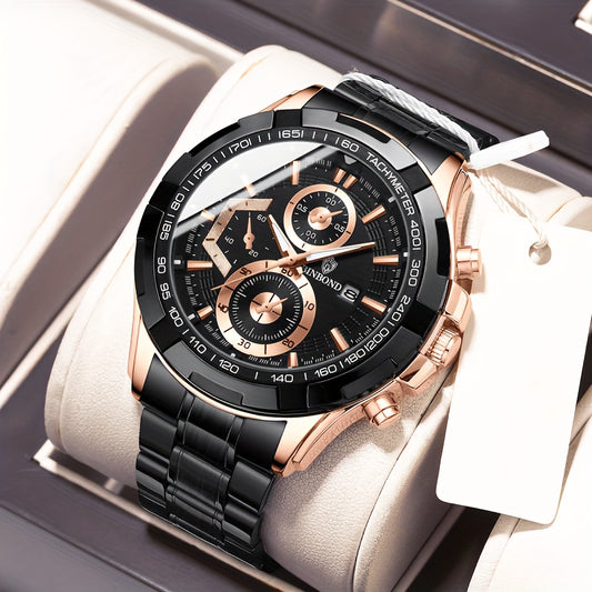 Students Sports Trendy Multifunctional Luminous Quartz Wrist Watch