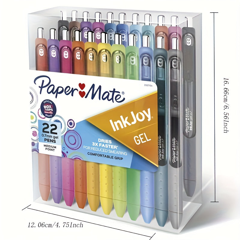 InkJoy Gel Pens, Medium Point, 0.7 mm, Assorted Colors, 22 Count