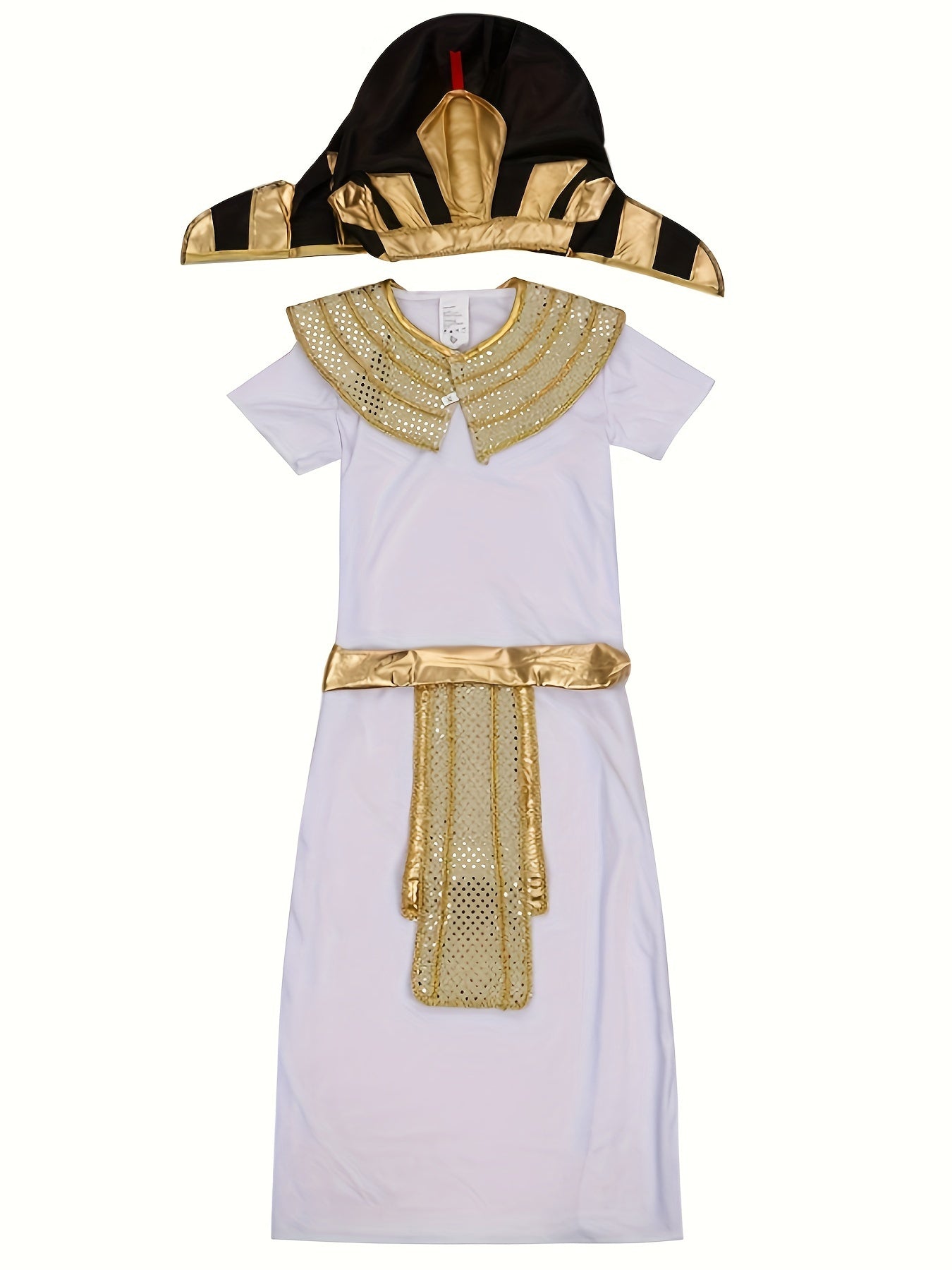 Egyptian Pharaoh Clothes For Boys, Ancient Egypt King Outfit, Halloween Party Historical Theme Clothing