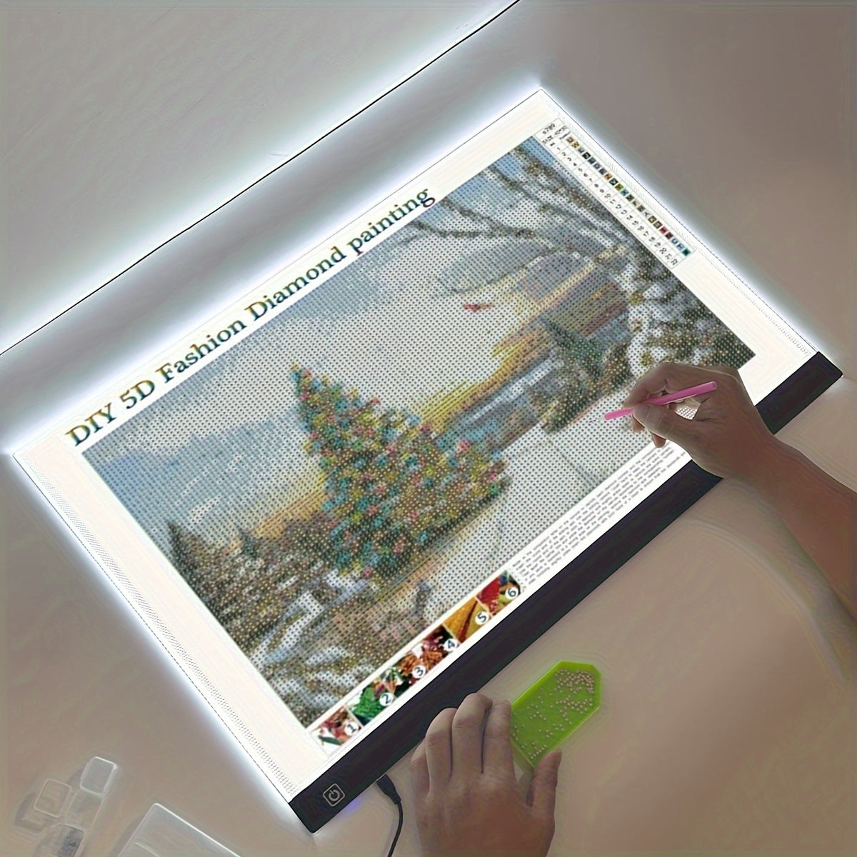 LED Copy Board Dimmable Ultra-thin Plug-and-Play Paintings Plastic A4 LED Copy Board Writing Tablet Educational Toy