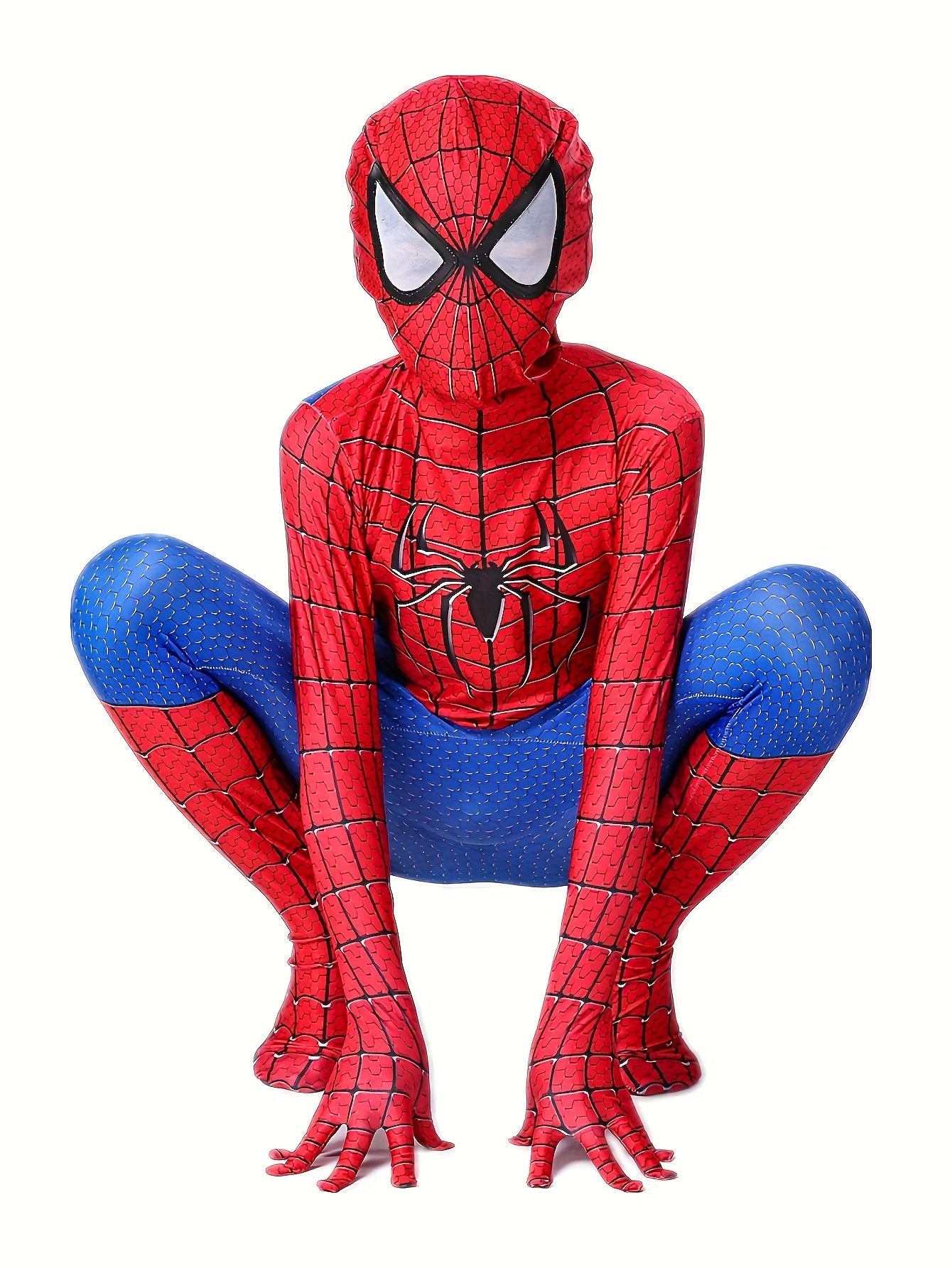 Boys Hero Character Clothes, Classic Movie Character Jumpsuit And Mask For Halloween Party