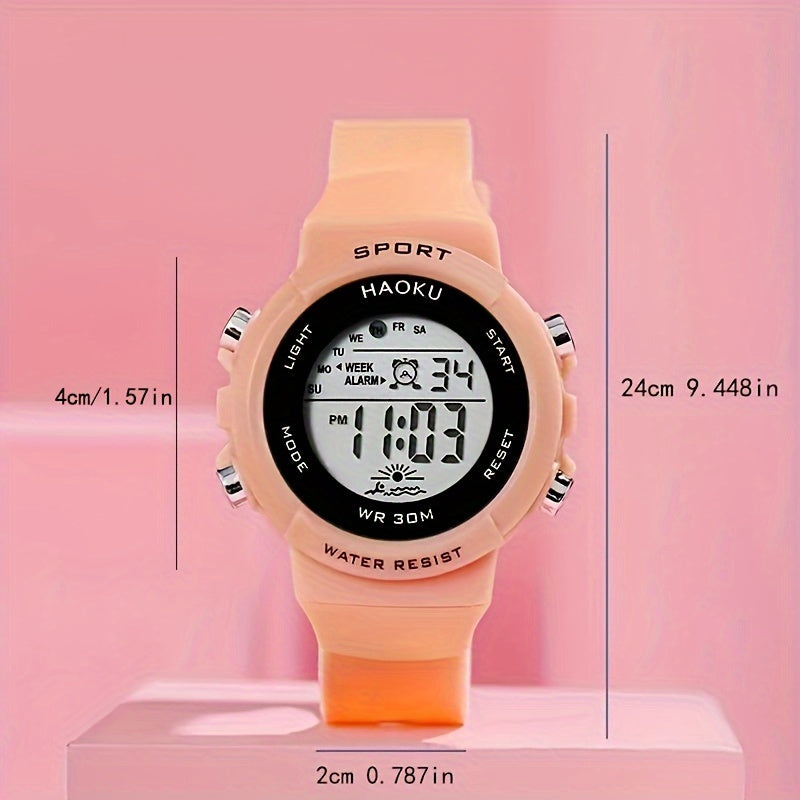 1pc Student's Pony Electronic Watch, Multi-functional Sports Electronic Watch