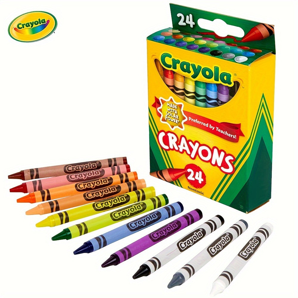 Crayola Classic Color Pack Crayons, 24 Count Painting Drawing Pen for Kids Birthday Gift