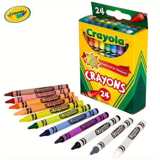 Crayola Classic Color Pack Crayons, 24 Count Painting Drawing Pen for Kids Birthday Gift