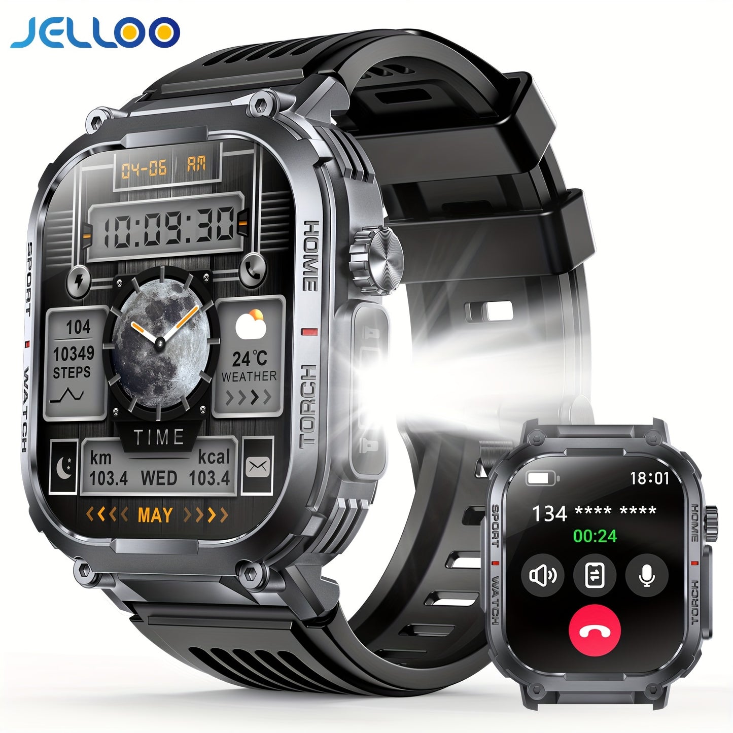 JELLOO Sports Smartwatch For Men