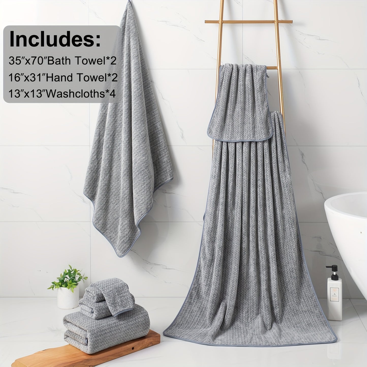 Large Bath Towels Extra Large Bathroom Towels Bath Sheets Towels For Adults, Quick Dry Towel Super Soft Absorbent Oversized Towels Microfiber Shower Towels For Spa Gym