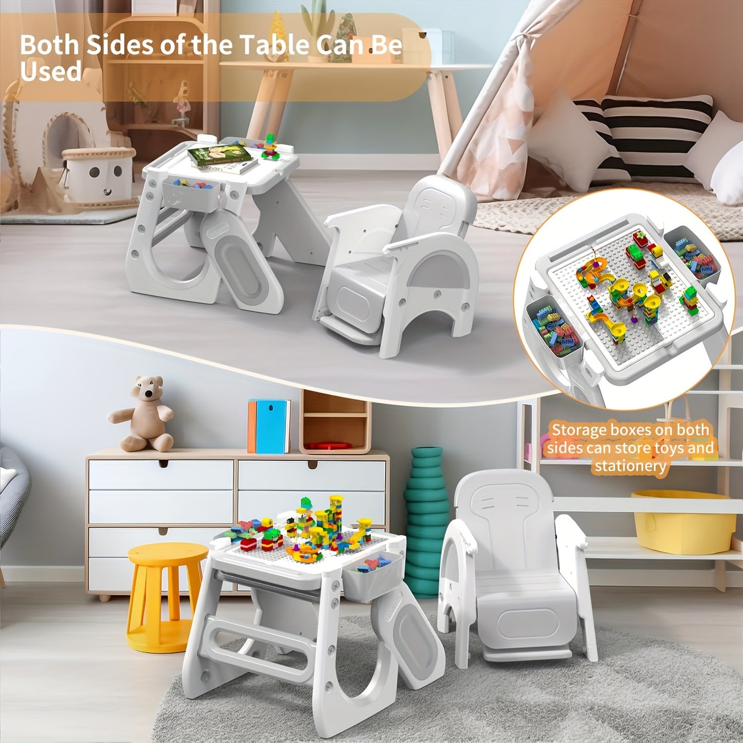 Baby dining chair Multifunctional household baby dining table Sitting seat Children's chair