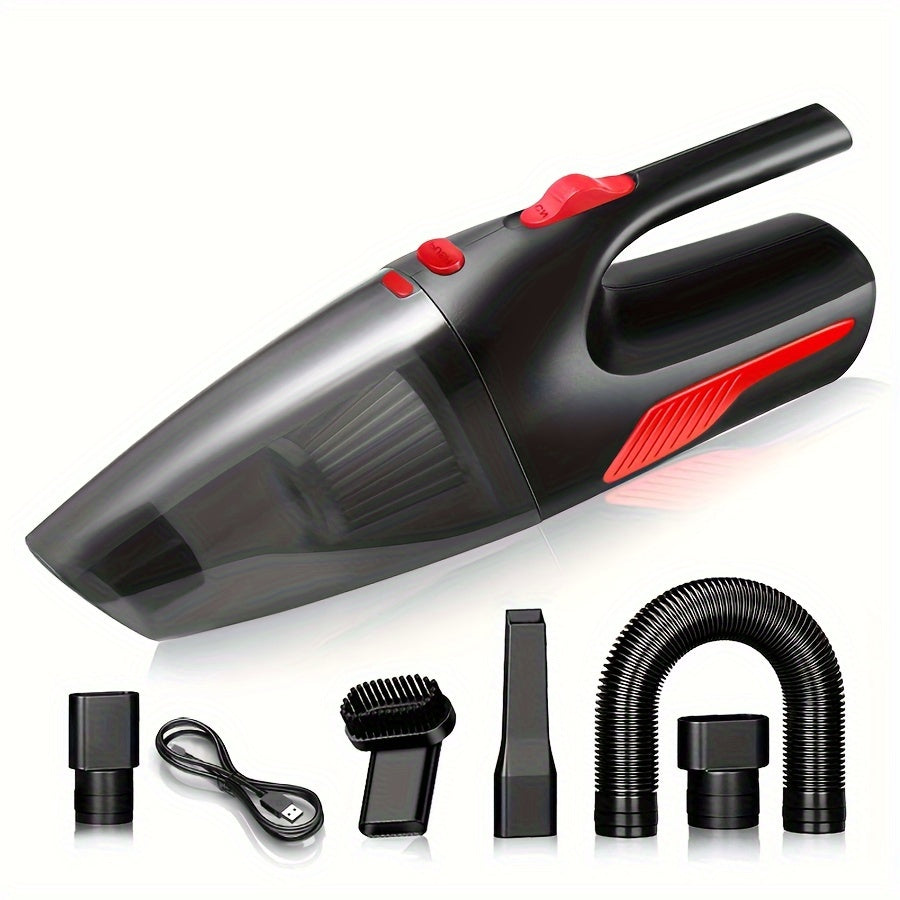 Household Car Dual-use High-power Car Vacuum Cleaner USB Charging Wireless Mini Home Car Handheld Vacuum Cleaner