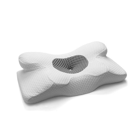 Relief Cervical Pillow for Neck and Shoulder Support,Ear Piercing Pillow Design Cervical Memory Foam Pillows, Orthopedic Ergonomic Neck Pillow,Contour Bed Pillow for Side,Back,Stomach Sleeper