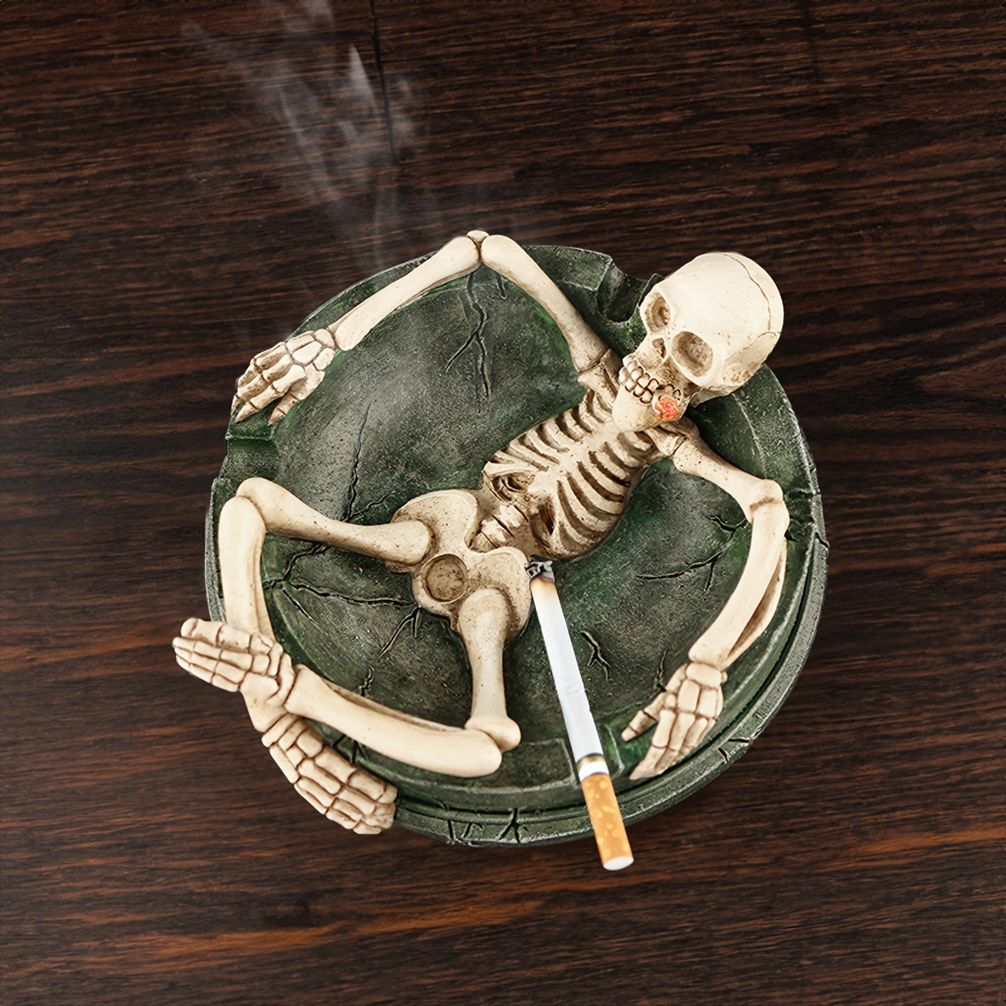 Skeleton human body resin ashtray home desktop decoration ornaments Halloween gift