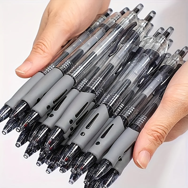 10pcs Retractable Gel Ink Ball Rolling Pens, In Boldface, Specially Used For School, Office And Home Records, Homework Writing, Thing Records And Memo Records, Painting, Sketching