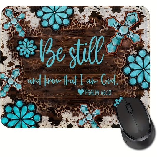 Religious Faith Gifts Mouse Pad with Rectangle Mousepads for Computers Laptop Birthday Christmas Women Men Friends Family