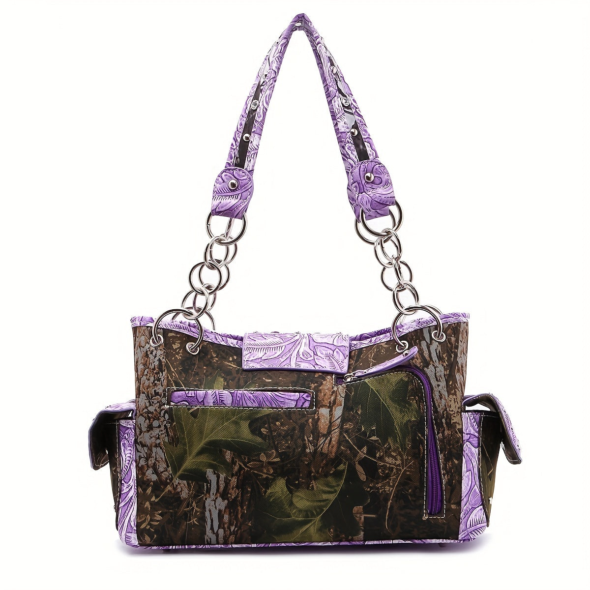 Vintage Western Style Camo Purse Set