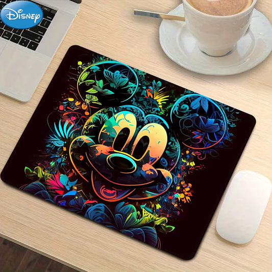 1pc, Authorized,Disney's Funny Mickey Mouse Mouse Pad For Desk,Cute Office Decor,Disney's Non-Slip Rubber Base, Disney's Computer Mouse Pad, Waterproof Multifunctional Mouse Pad For Office