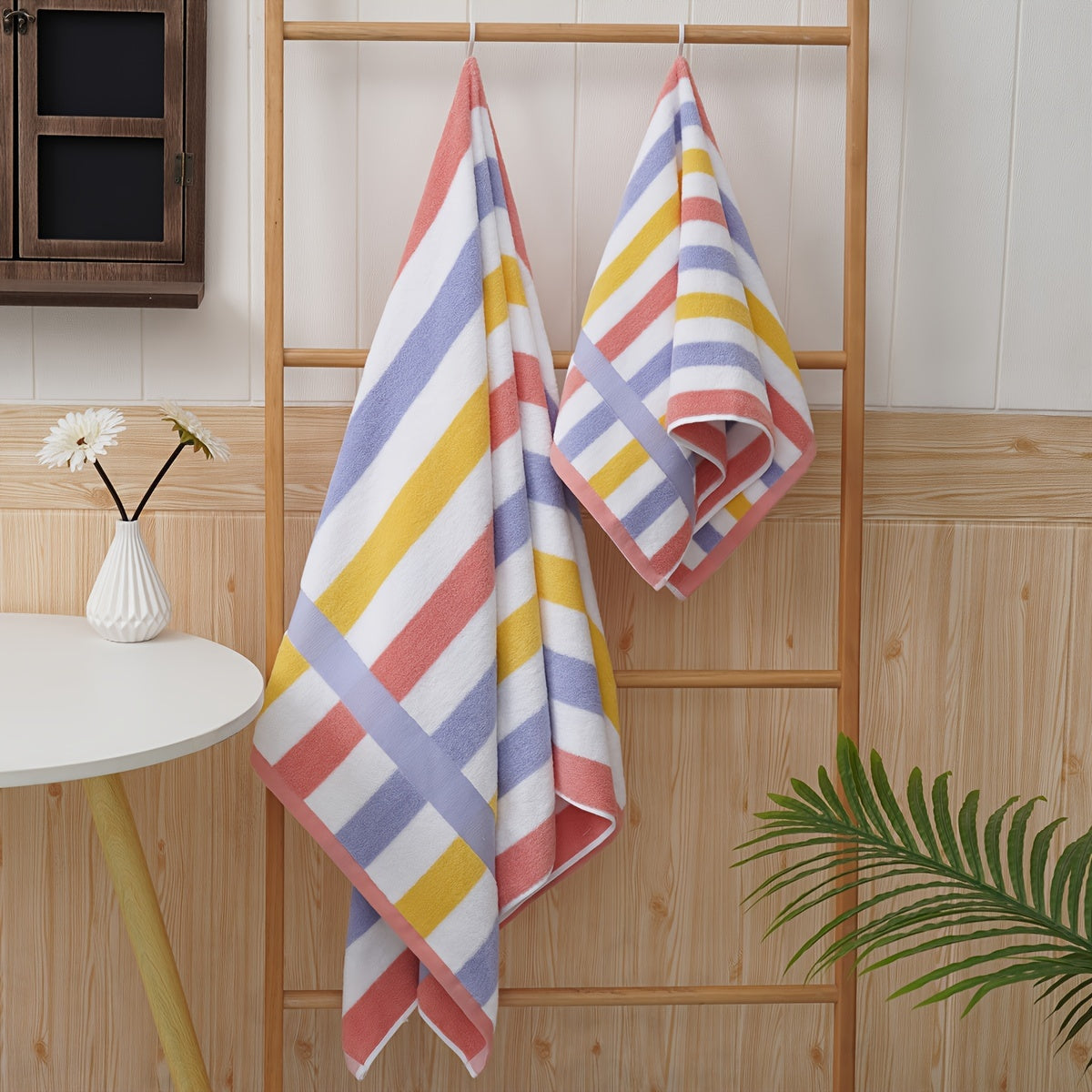 Luxury Cotton Towel Set - Soft & Absorbent