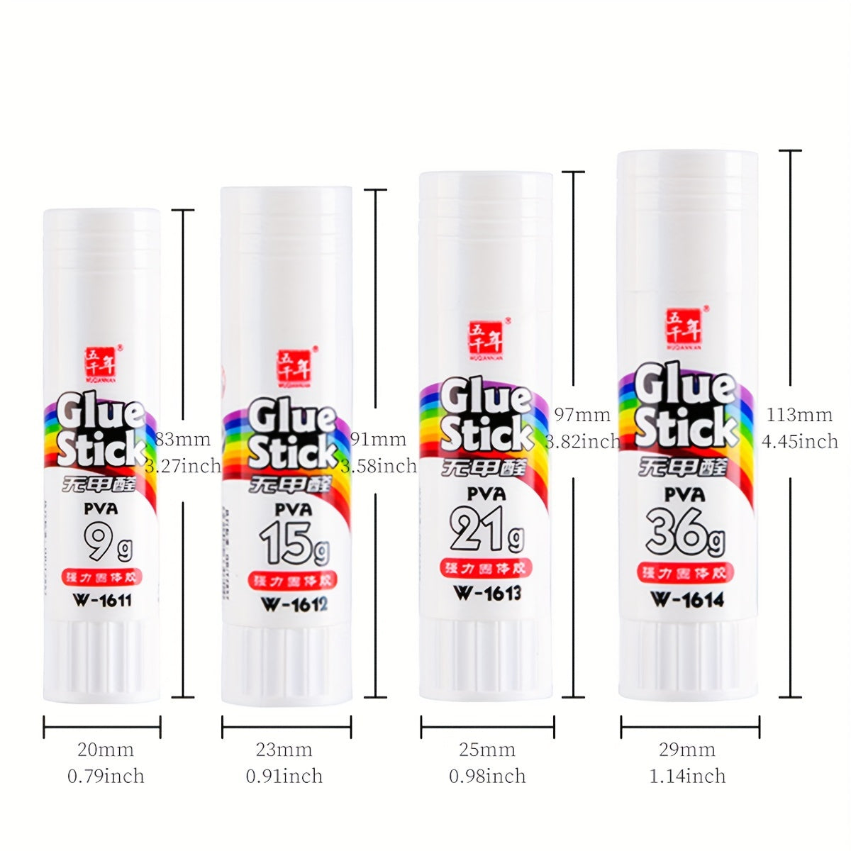 "Craft-Ready" 8pcs High-Strength Solid Glue Sticks - Transparent, Odorless, Safe For Plastic & Rubber - Ideal For School, Office, And Crafting