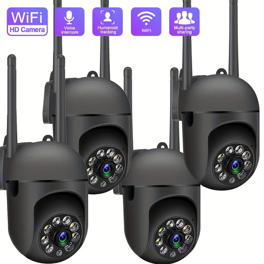 1080P Outdoor WiFi Surveillance Camera CCTV IP Wifi Camera Waterproof Security Protection Wireless Cameras Track Alarm 360°