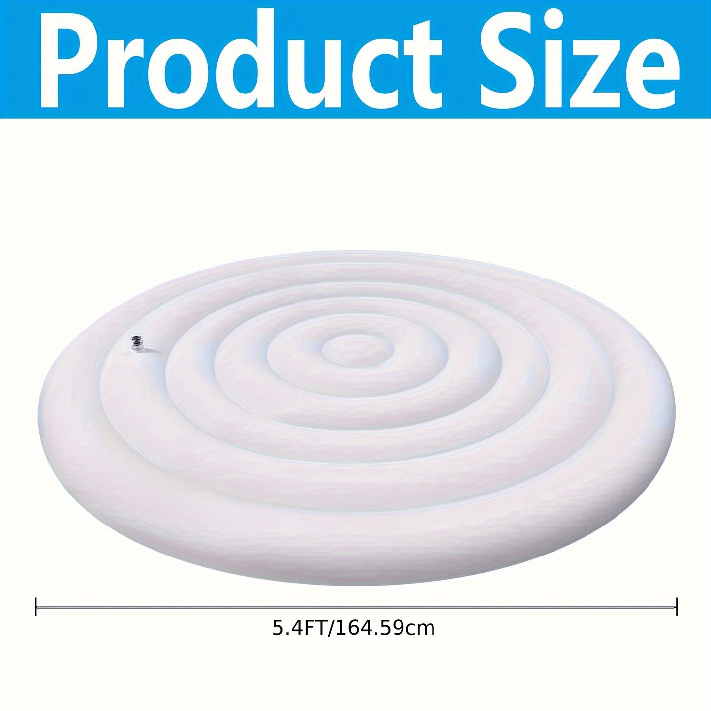 Hot Tub Cover for Round Hot Tub 4.5 Ft Inflatable Hot Tub Cover Foldable Energy Saving Lid for Round Outdoor Inflatable Hot Tubs