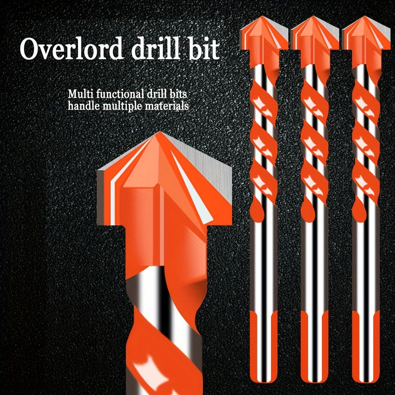 10 Drill Bit Combinations - Suitable For Steel, Concrete, Ceramic Tiles, And Glass With More Universal Sizes Of 6/8/10/12mm