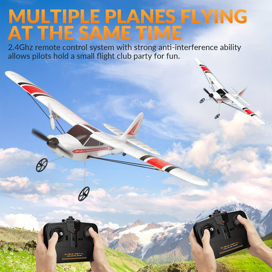 Remote Control Cessna Aircraft Beginner Training Two Channel Fixed Wing Small Fighter Trainer Toy