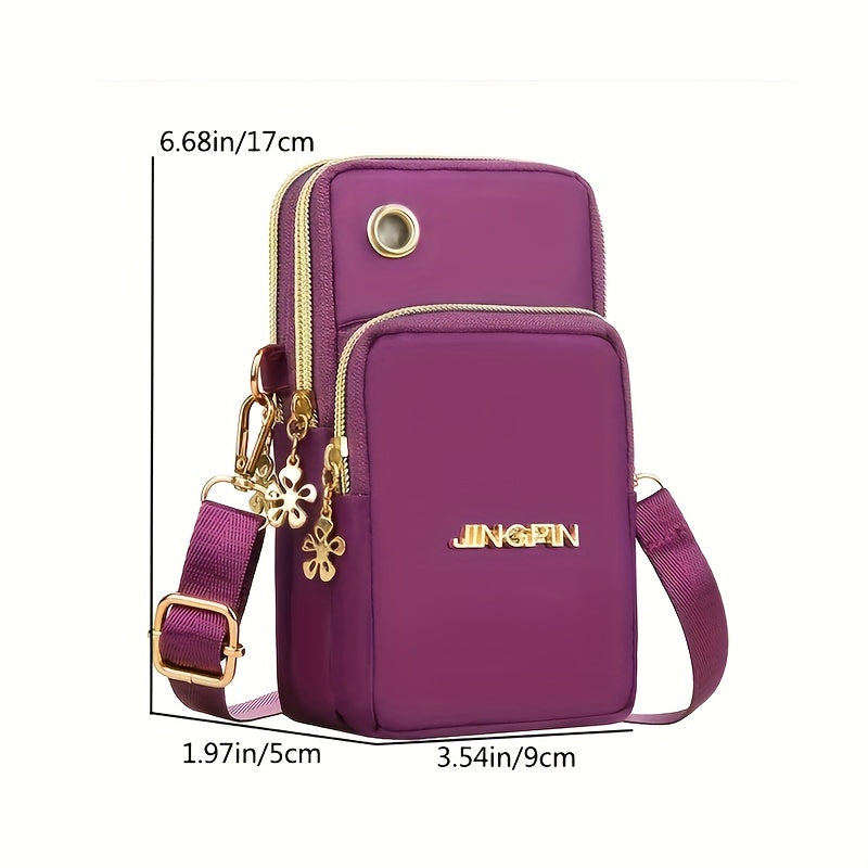 Casual Waterproof Nylon Crossbody Bags Women Messenger Shoulder Bag Female Small Cell Phone Handbags Purses Sports Pouch Bag