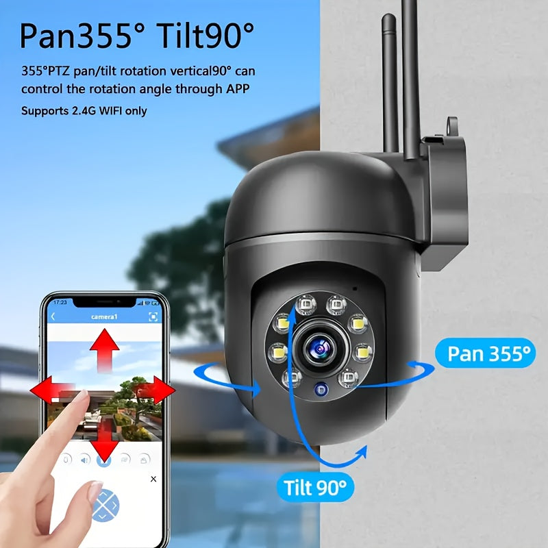 1080P Outdoor WiFi Surveillance Camera CCTV IP Wifi Camera Waterproof Security Protection Wireless Cameras Track Alarm 360°