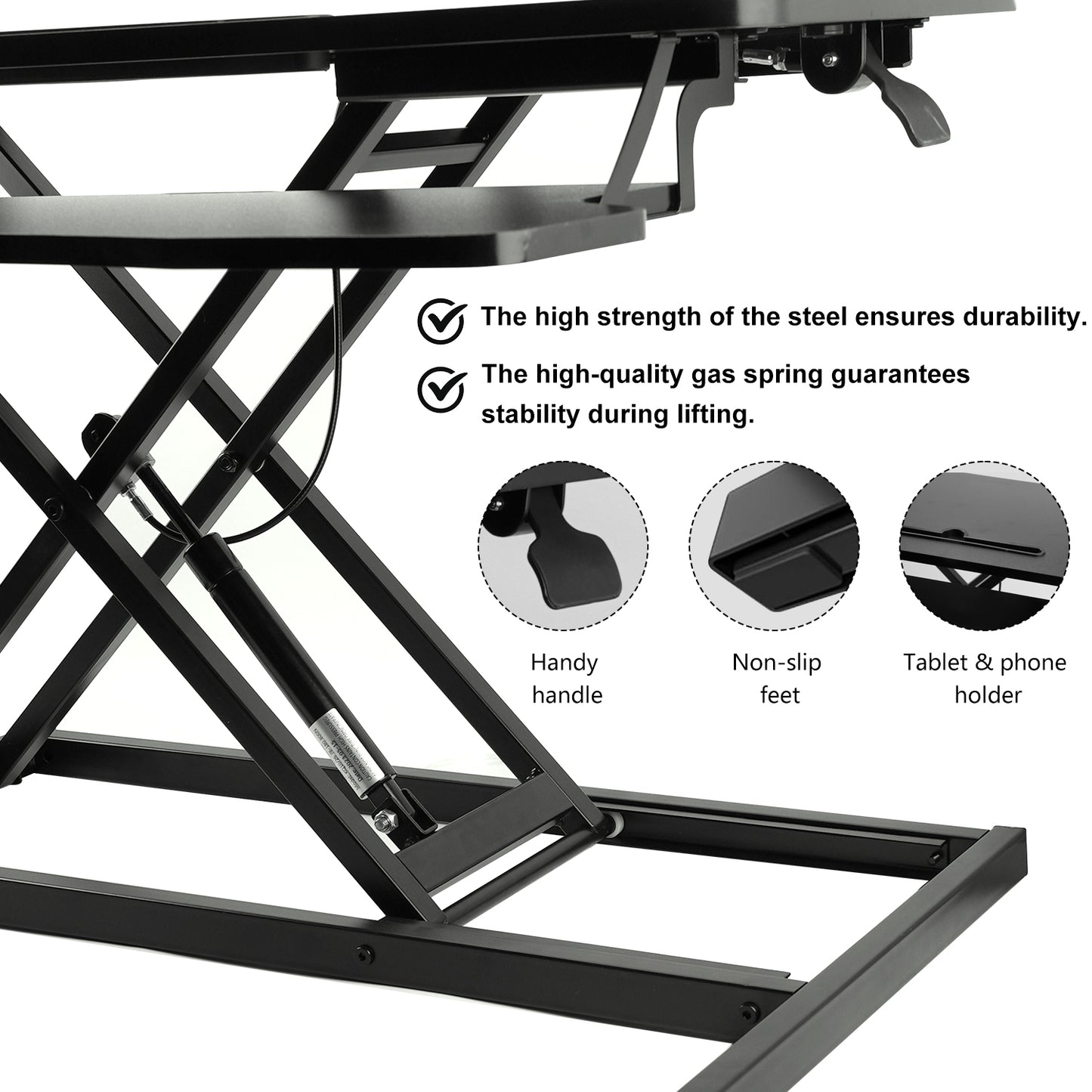 Computer Lifting Table Monitor Elevated Rack Notebook Stand Standing Desk Hydraulic Pneumatic Lifting Tables Bracket