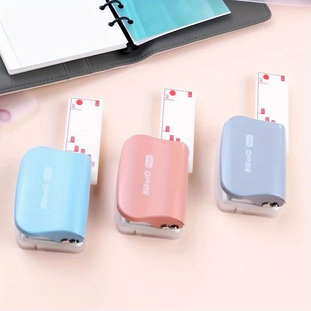 1pc Three Hole Punch, Student Manual Punch, Loose-leaf Punch, Multi-hole Punch, Book Paper Learning Loose-leaf Punch