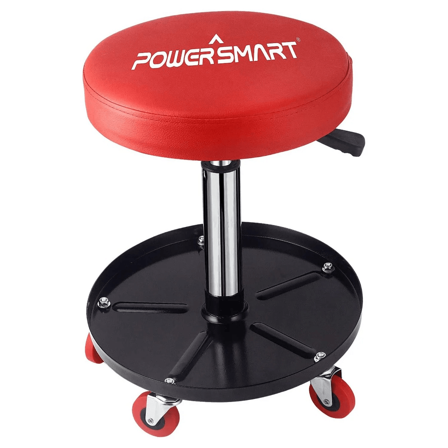 Auto Repair Tool Workshop Chair  Car Repair Stool 5 Wheels  Bench Adjustable Liftable Rolling Round Workshop Repair Seat