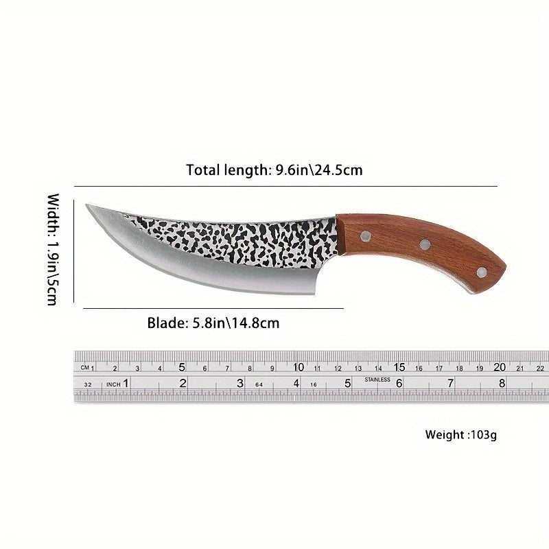 1PC Outdoor Multi-Use Knife BBQ Patio Cutting Steak Special Knife Cutting Barbecue Knife Cutting Chicken Wing Knife BBQ Special Knife Outdoor Cooking Special Knife