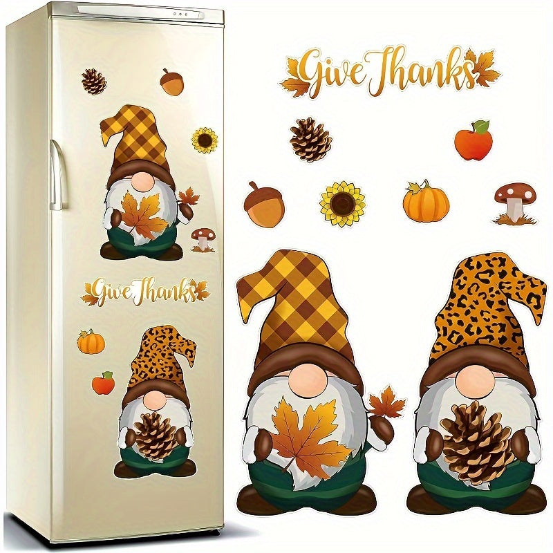 9pcs, Halloween, Thanksgiving Or Christmas Themed Fridge Magnets, Refrigerator Stickers, Refrigerator Magnet, Cute Decorative Magnets, Office Kitchen Magnets, Locker Magnets, Personalized Creative Decorative Magnets, Kitchen Gadgets