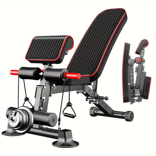 Weight Bench - Utility workout Benches for Exercise, Free Installation Design for Portable Fitness Strength Training