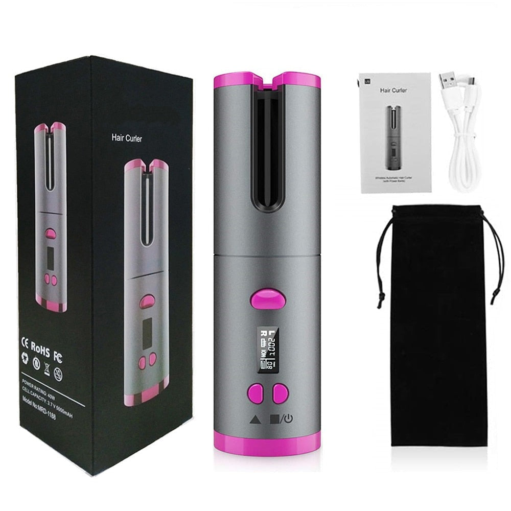 Portable Wireless Automatic Curler